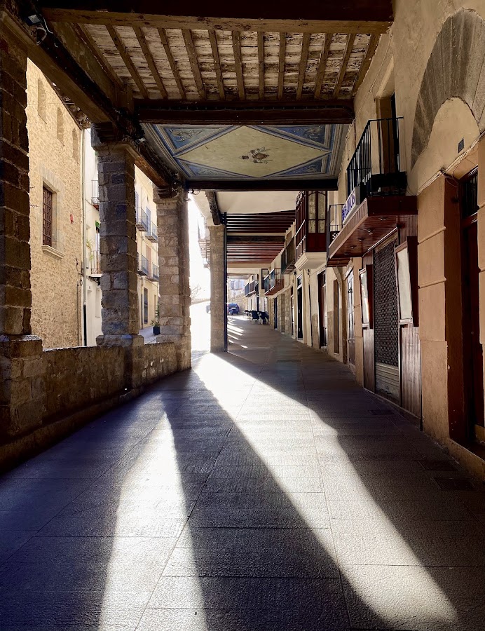 Calle Mayor Porticos con encanto.