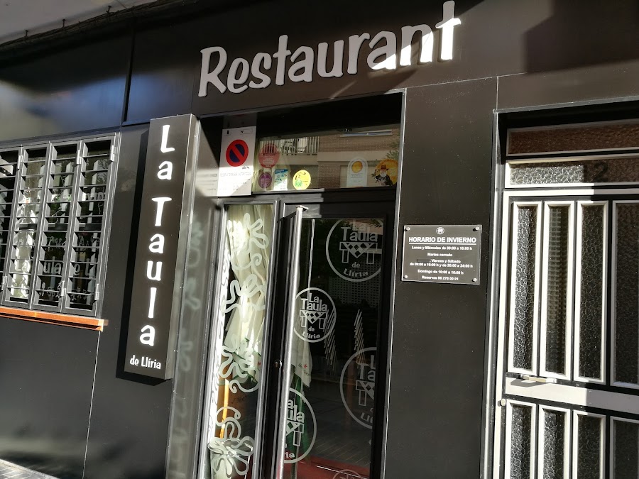 Restaurantes en Llíria provincia de Valencia/València