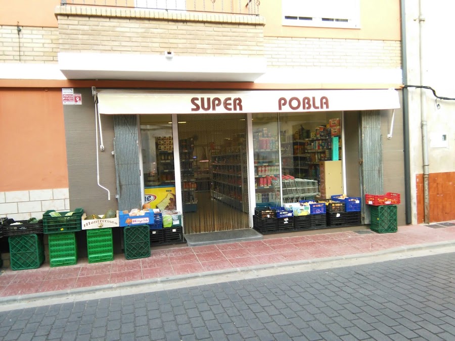 Super Pobla. (Embutidos Flor, alimentación)